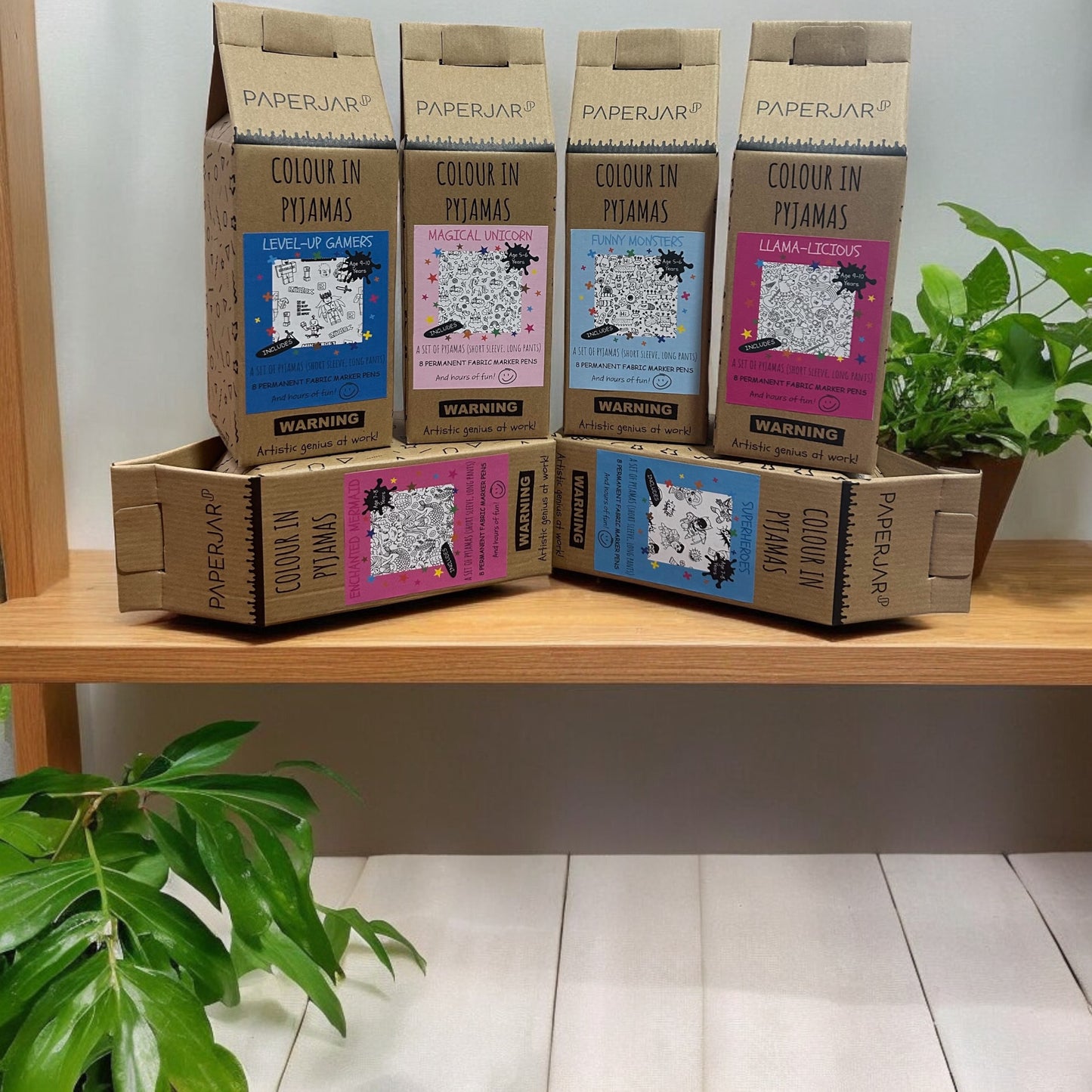 Colour in PJ's - Enchanted Mermaid - Girls Age 7-8 Years