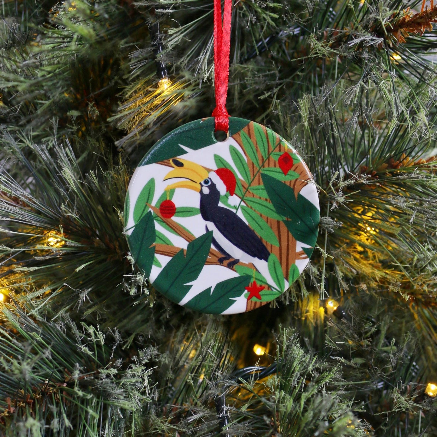 Christmas Singapore Hornbill Hanging Decoration / Ornament