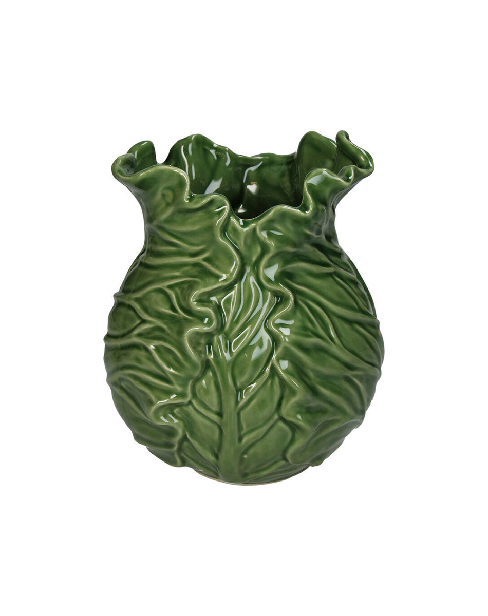 Green Cabbage Vase 20 cm