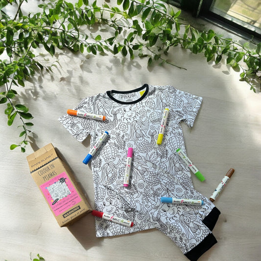 Colour in PJ's - Enchanted Mermaid - Girls Age 7-8 Years