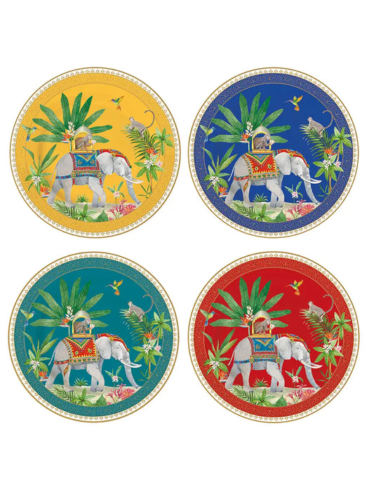 Set of Four Dessert Plates 19 cm Marajah