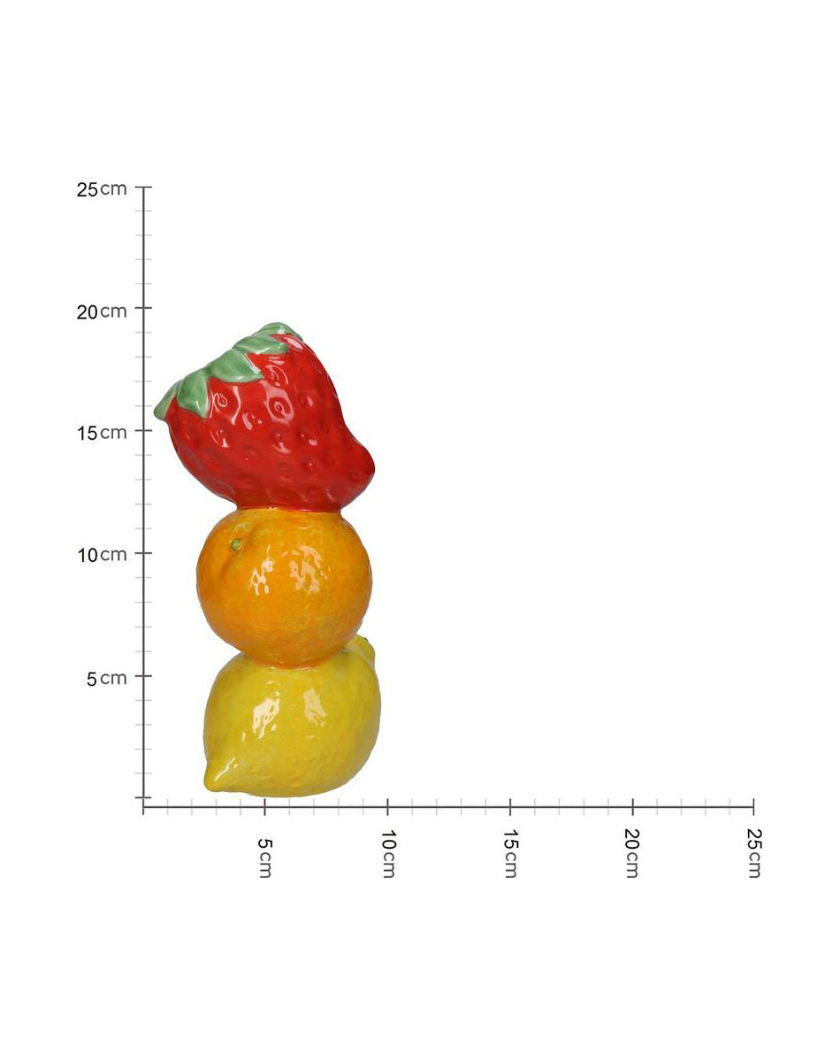 Multi Fruit 20 cm Vase
