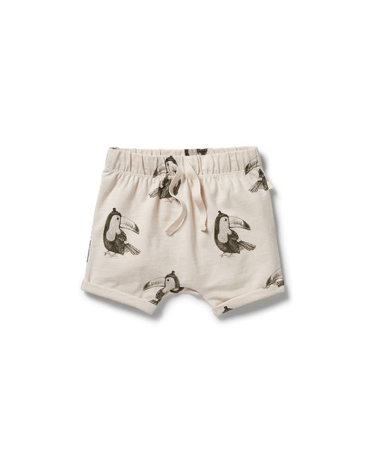 Tommy Toucan Organic Tie Front Short