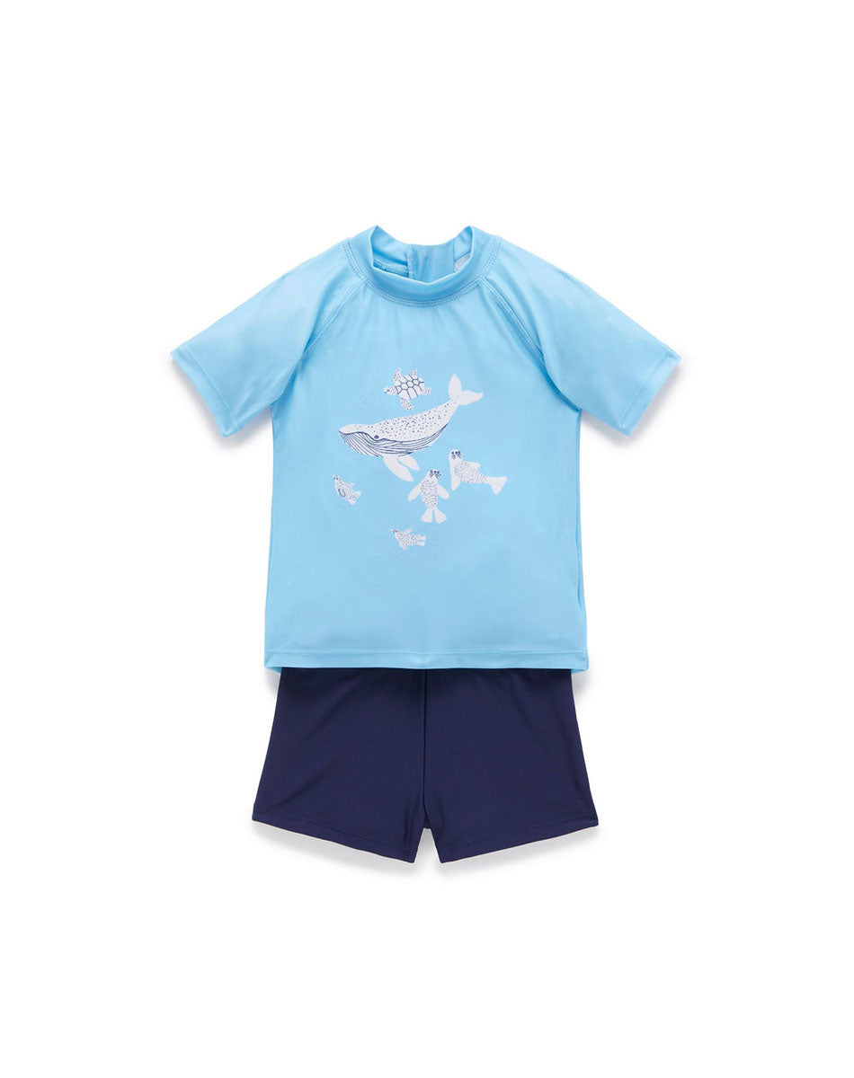 Whale Placement Rashie Set