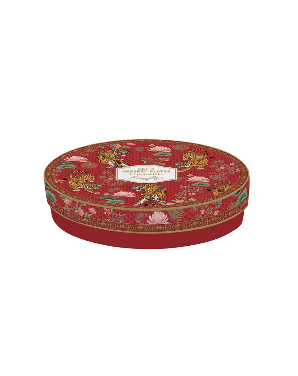 Set of Four Dessert Plates 19 cm Bengala