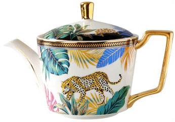 Tropical Jaguar Teapot (Jungle Series)