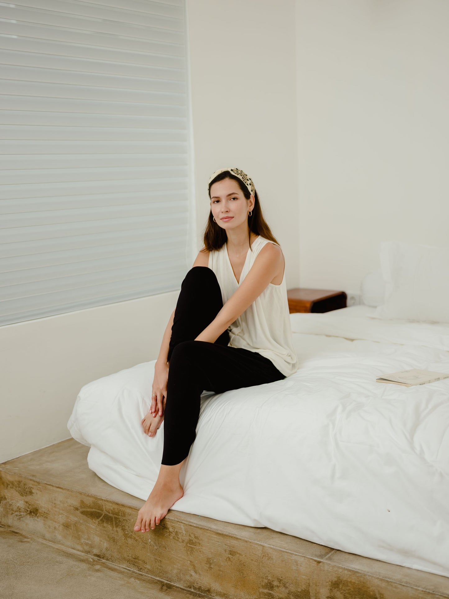 Bella Wrap Bamboo Sleeveless Top