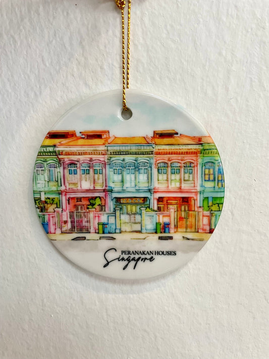 Joo Chiat Peranakan Shophouses Hanging Decoration / Ornament