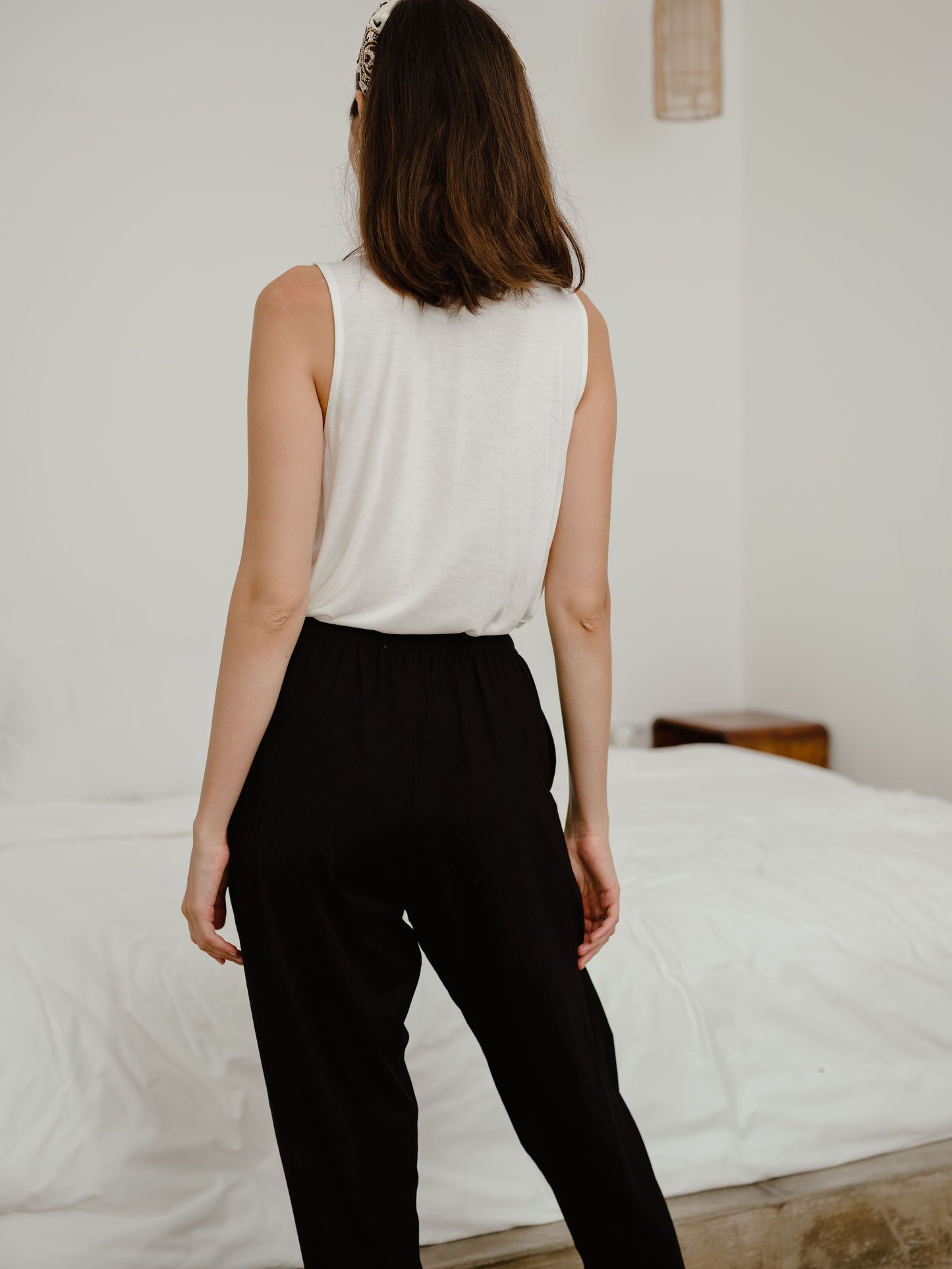 Bella Wrap Bamboo Sleeveless Top