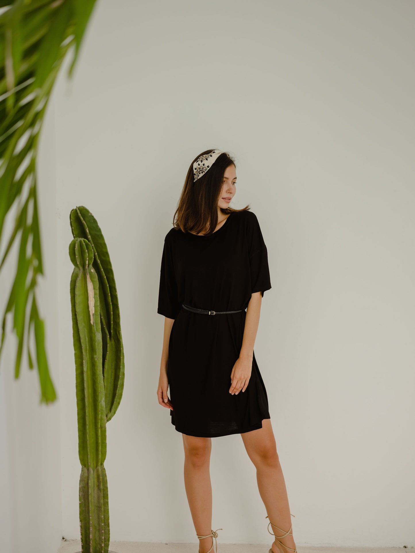 Tyra Oversized Bamboo T-Shirt Dress