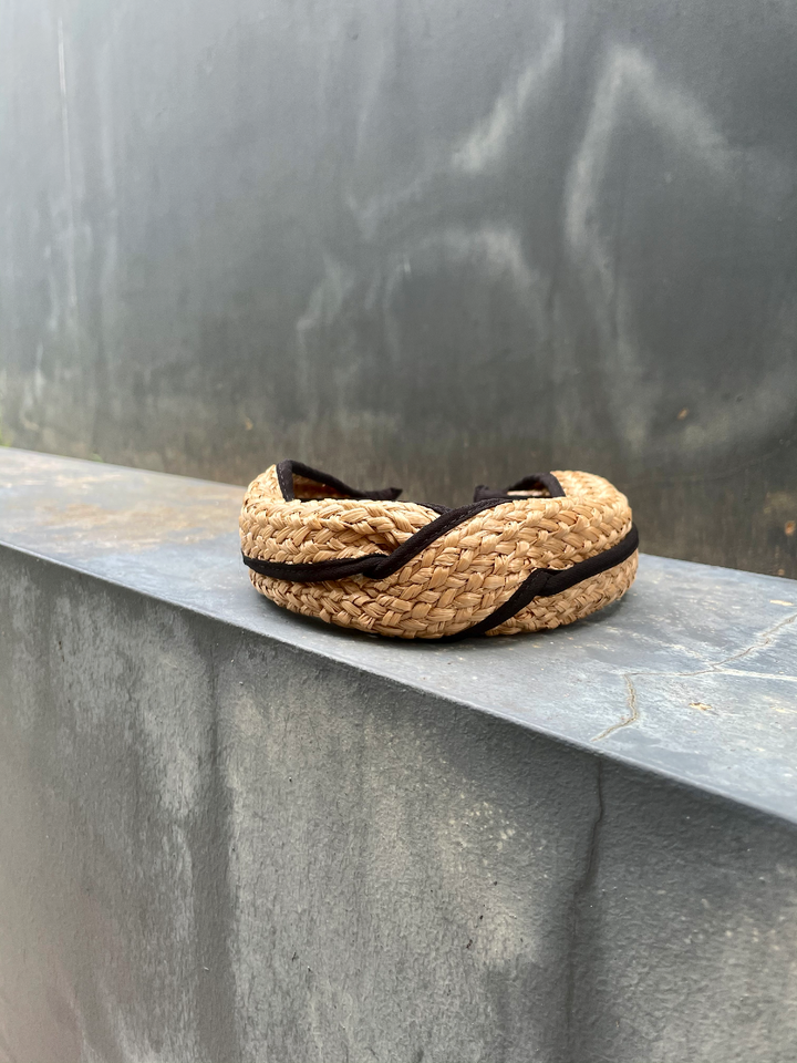 Natural Rattan Hairband (Beige) - Assorted