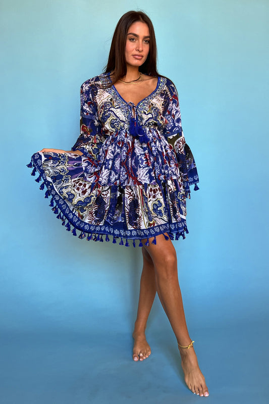 ANTICA ITALIA Amalfi Blues Dress