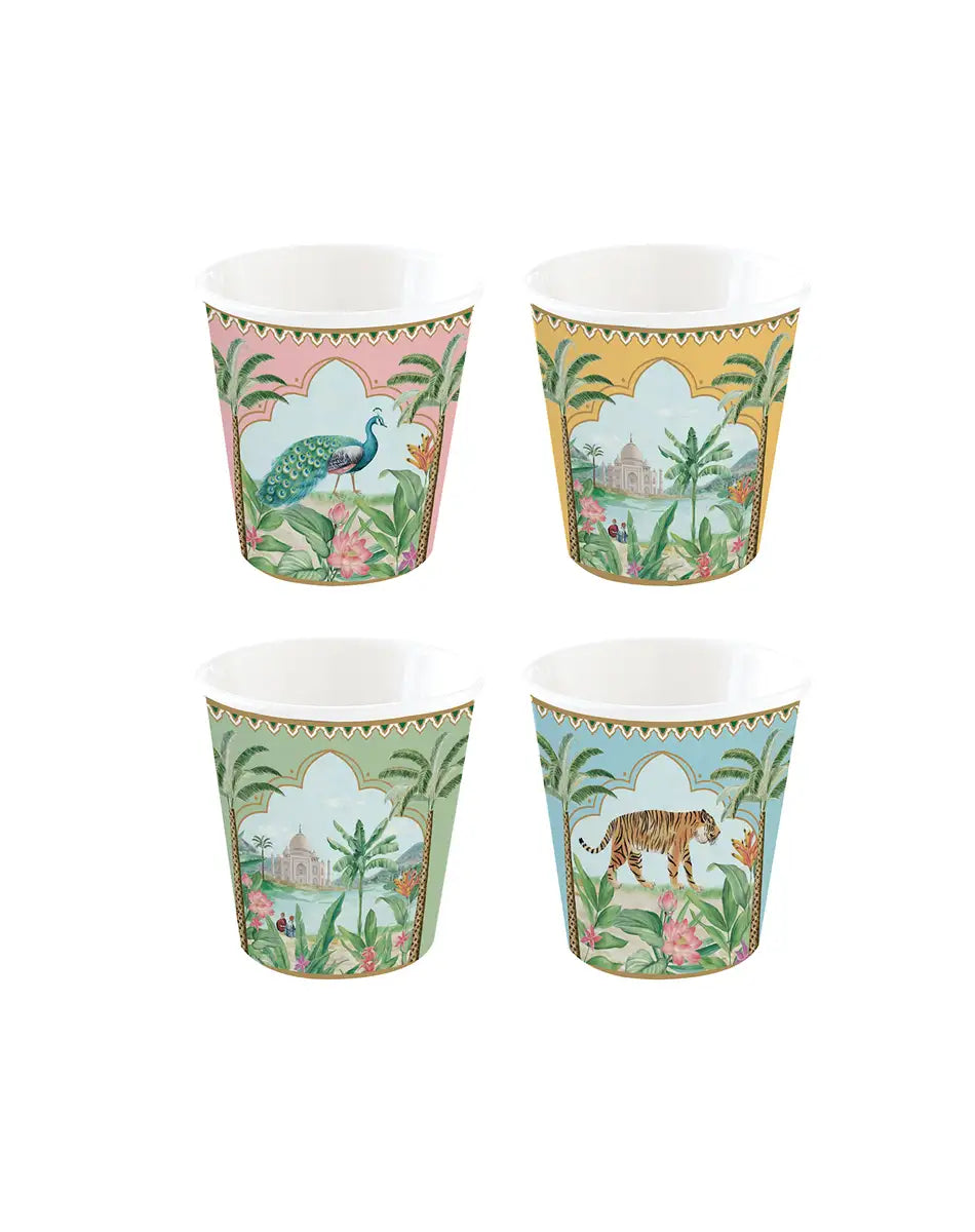 Set of Four Cups 100 ml Paradise Sauvage