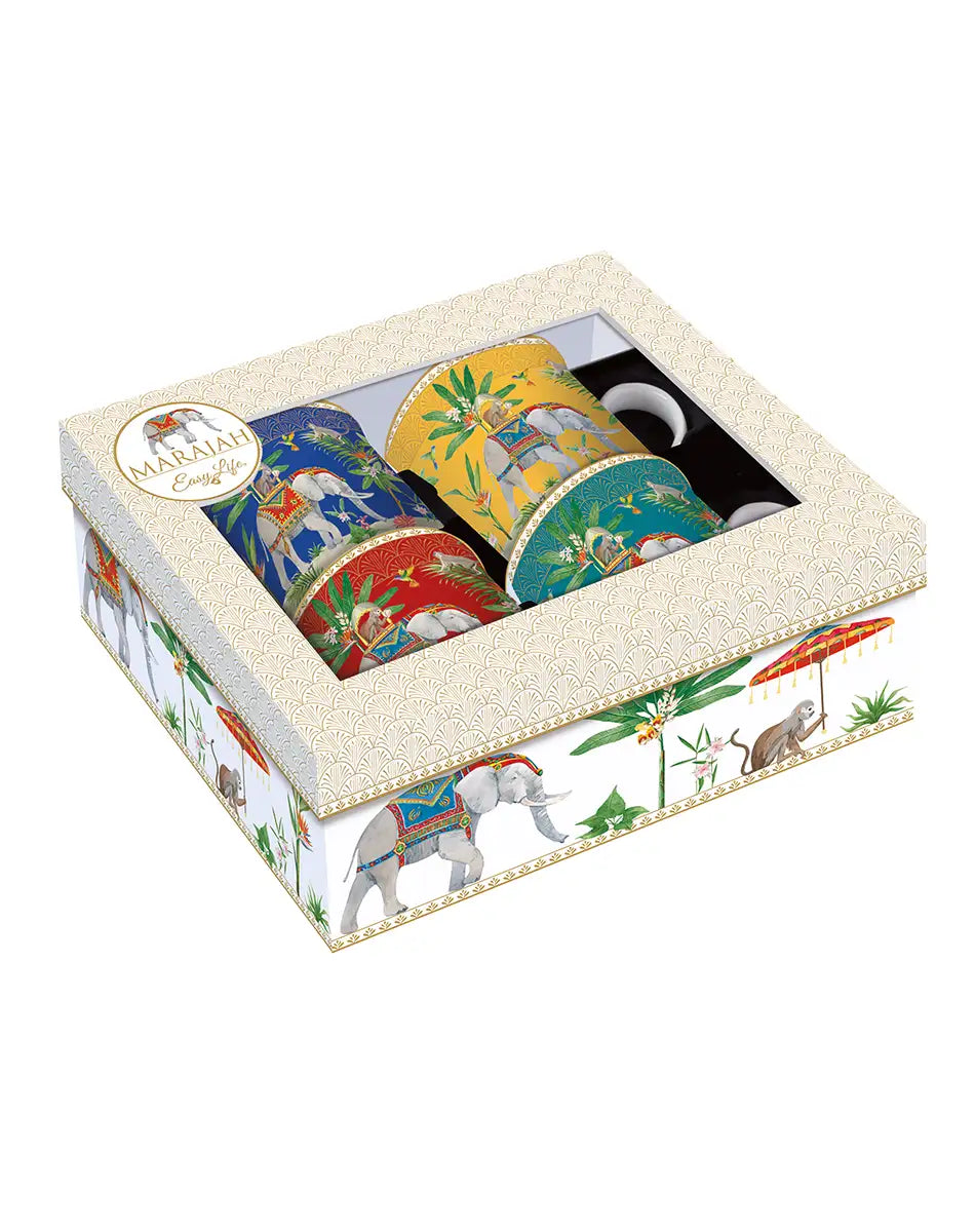 Set of Four Mugs 300 ml Marajah