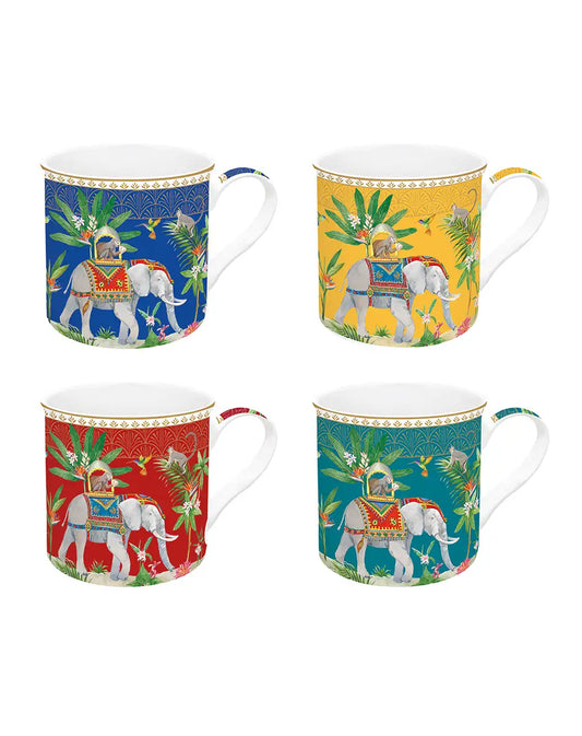 Set of Four Mugs 300 ml Marajah