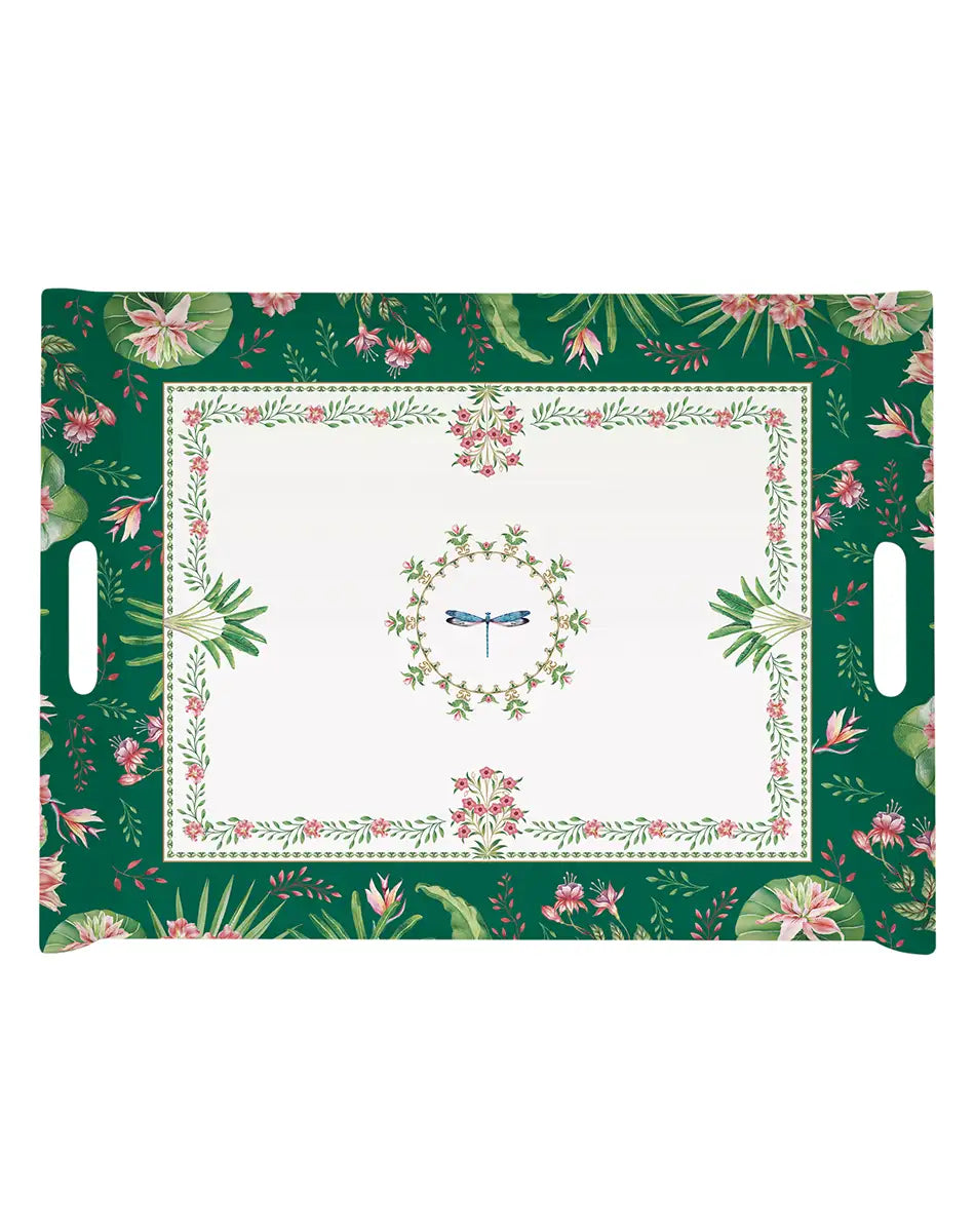 Tray WIth Handles 52 x 37 cm Botanic Chic