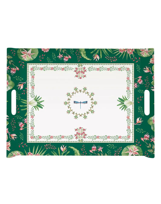 Tray WIth Handles 52 x 37 cm Botanic Chic