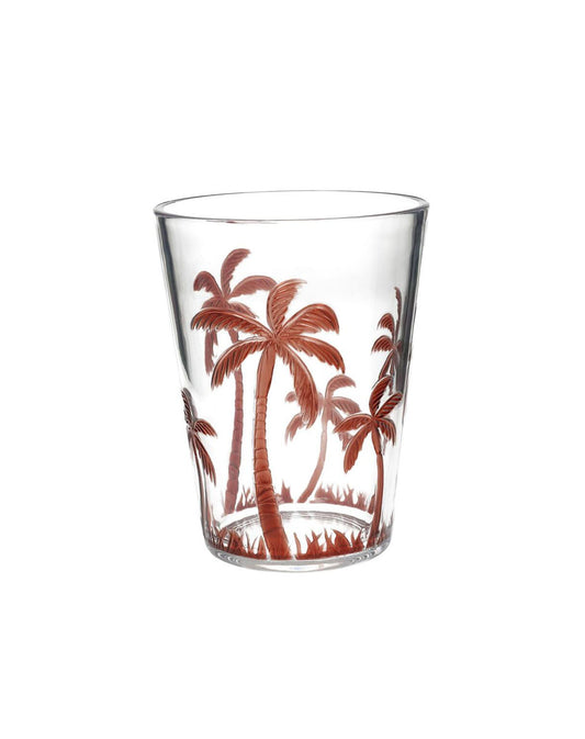 Brown Palm Tree Acrylic 12 cm Tumbler