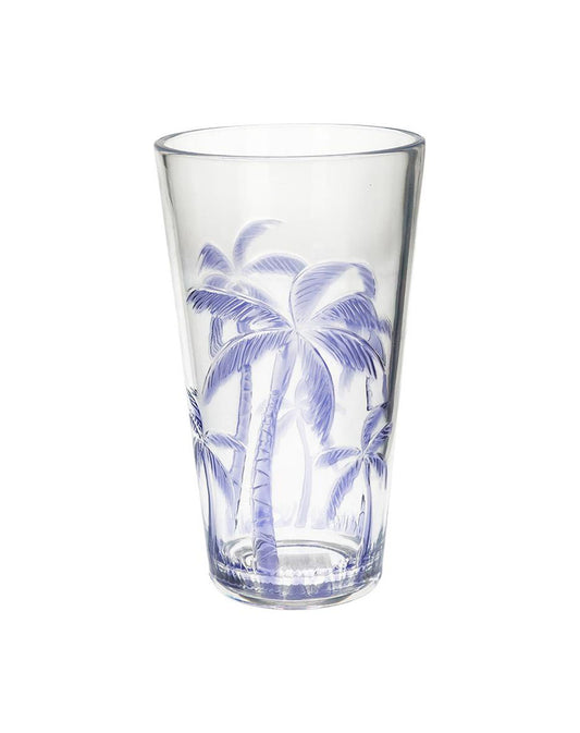Tall Lilac Palm Tree Acrylic 16 cm Tumbler