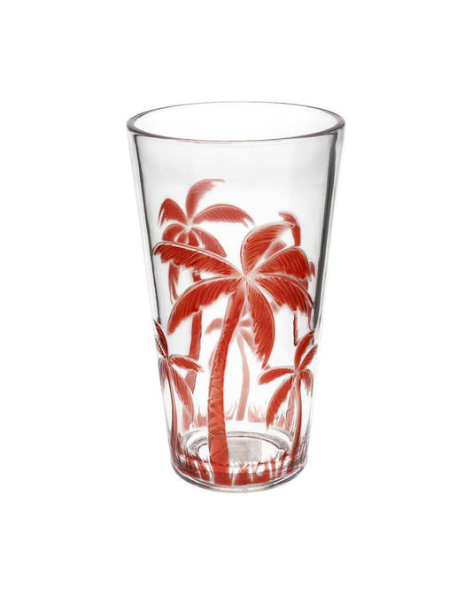 Tall Orange Palm Tree Acrylic 16 cm Tumbler