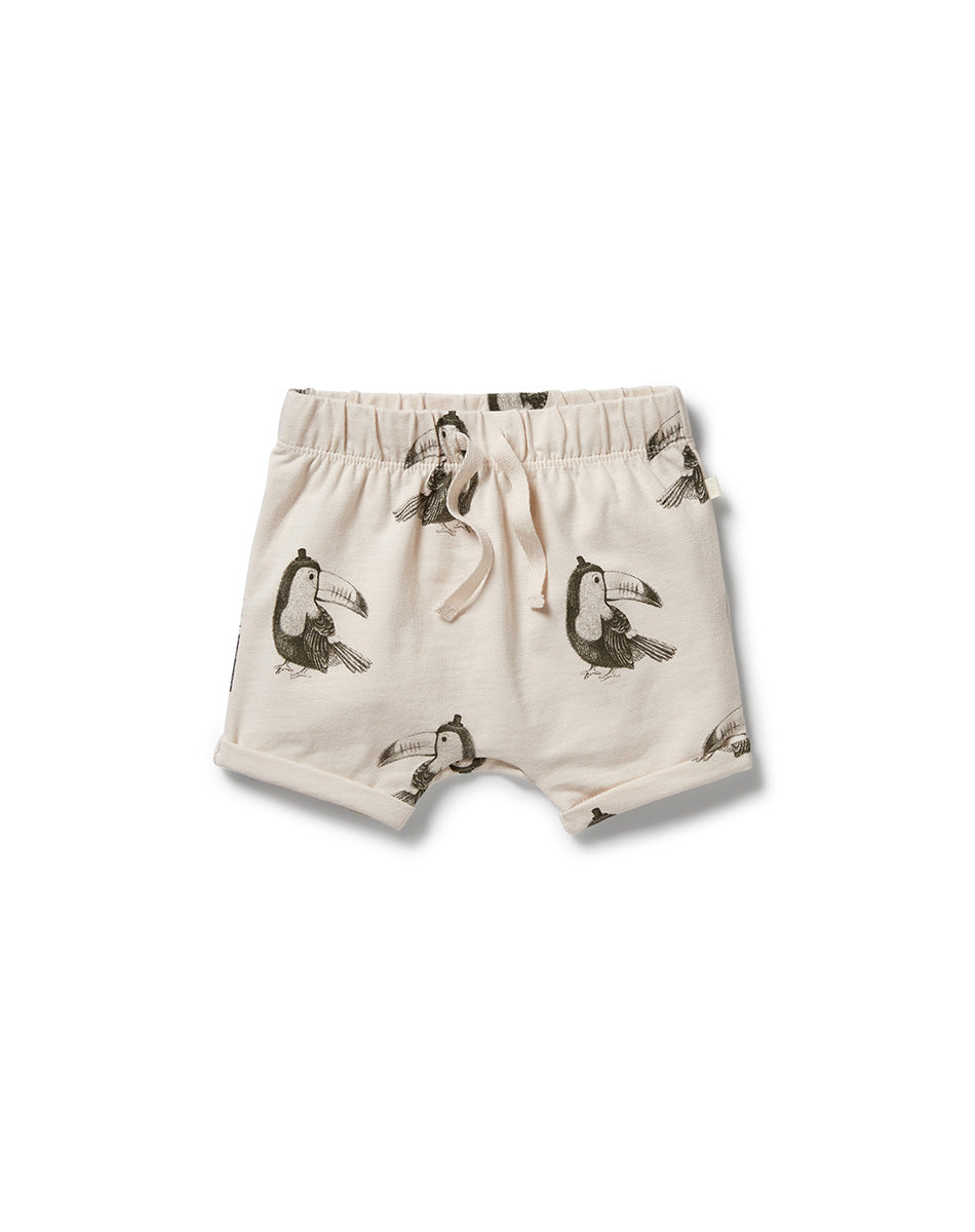 Tommy Toucan Organic Tie Front Short