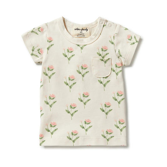 Pretty Flower Organic Cotton Tee