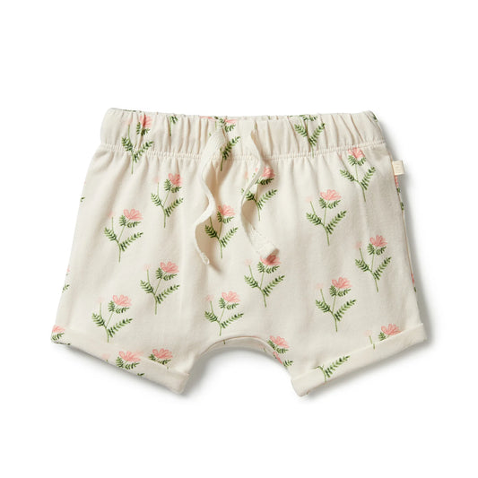 Pretty Flower Organic Cotton Shorts