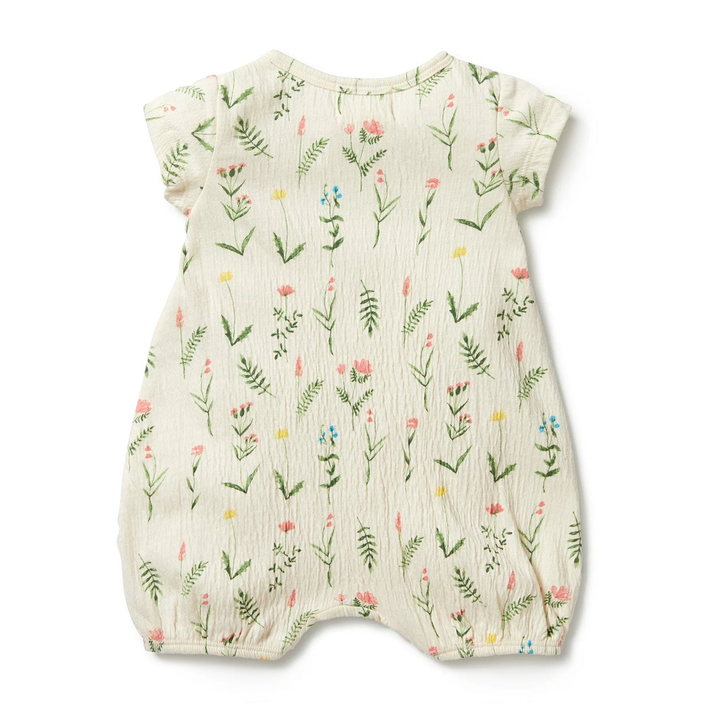 Wild Flower Crinkle Cotton Playsuit