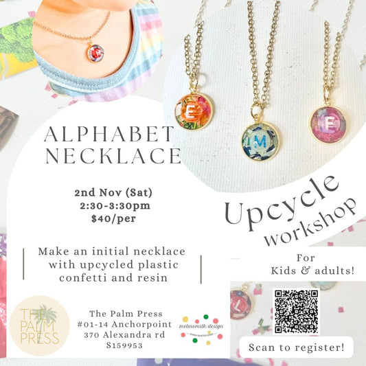 Alphabet Necklace Workshop on 2nd Nov 2024