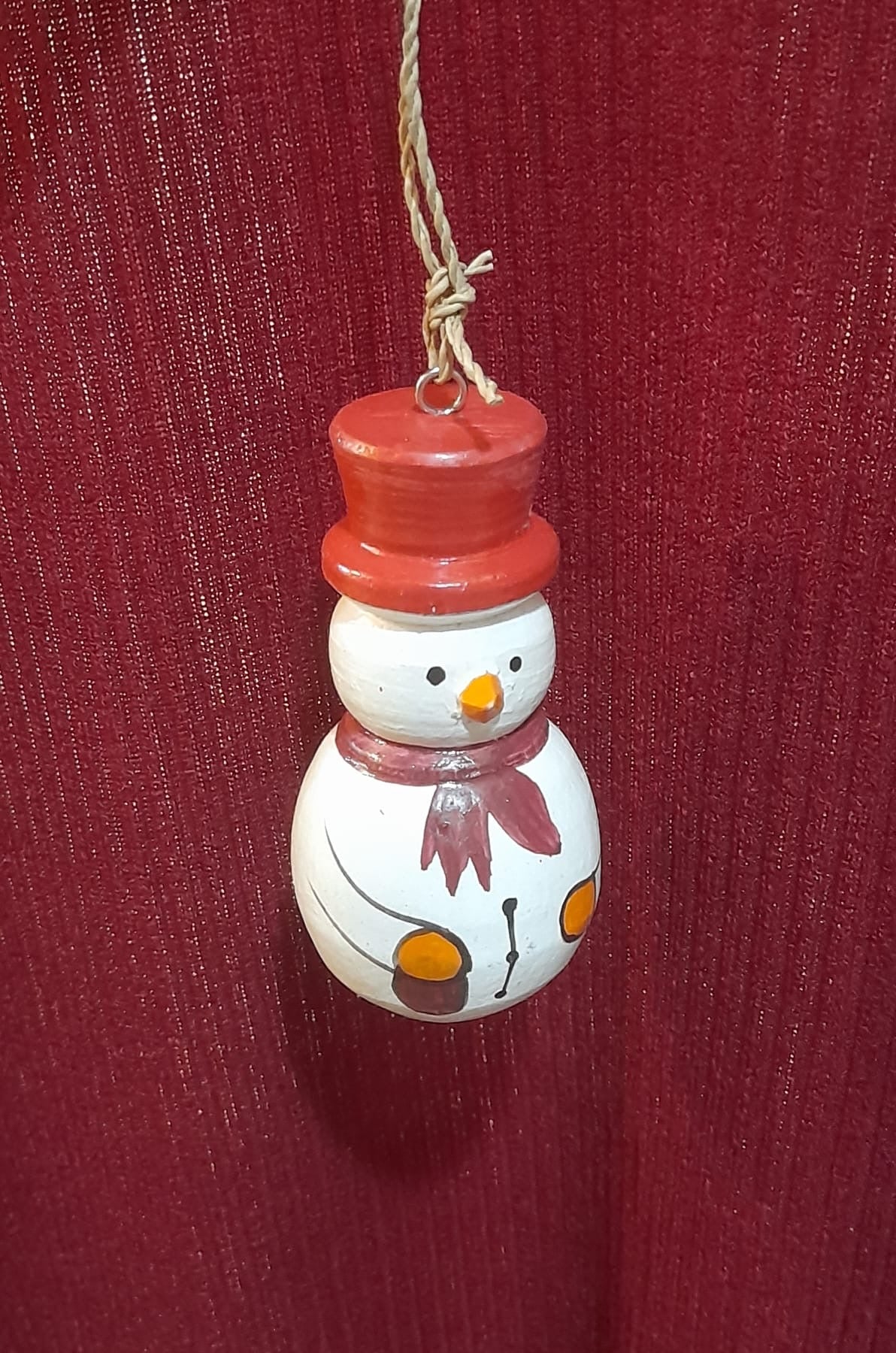 Christmas Ornament - White Snowman