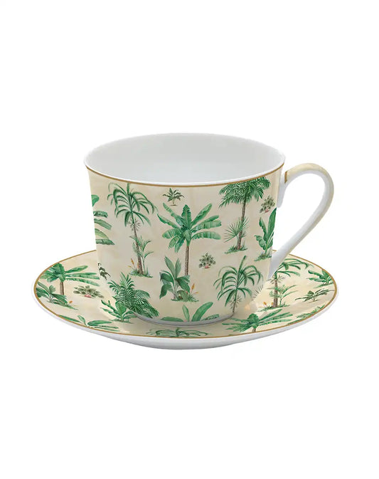 Cup 400 ml With a Saucer Oasis