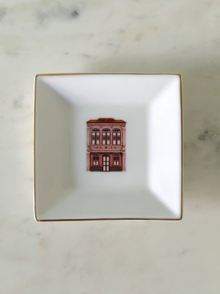 Pink Shophouse Trinket Dish