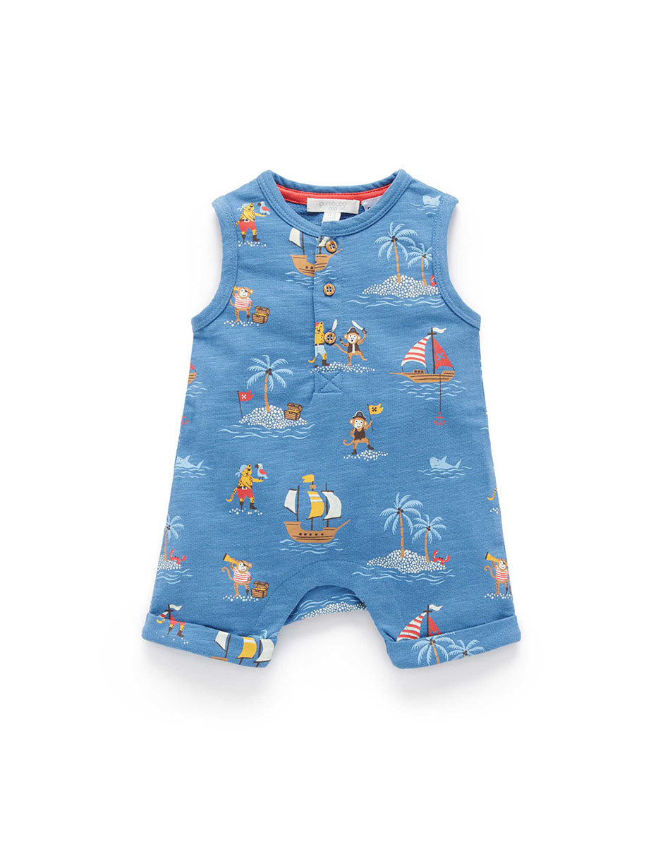 Pirate Print Ahoy Onesie
