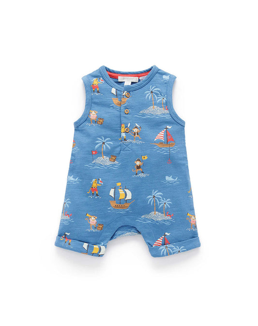 Pirate Print Ahoy Onesie