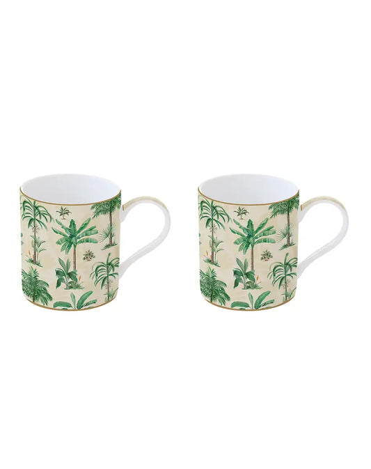 Set of Two Mugs 350 ml Oasis