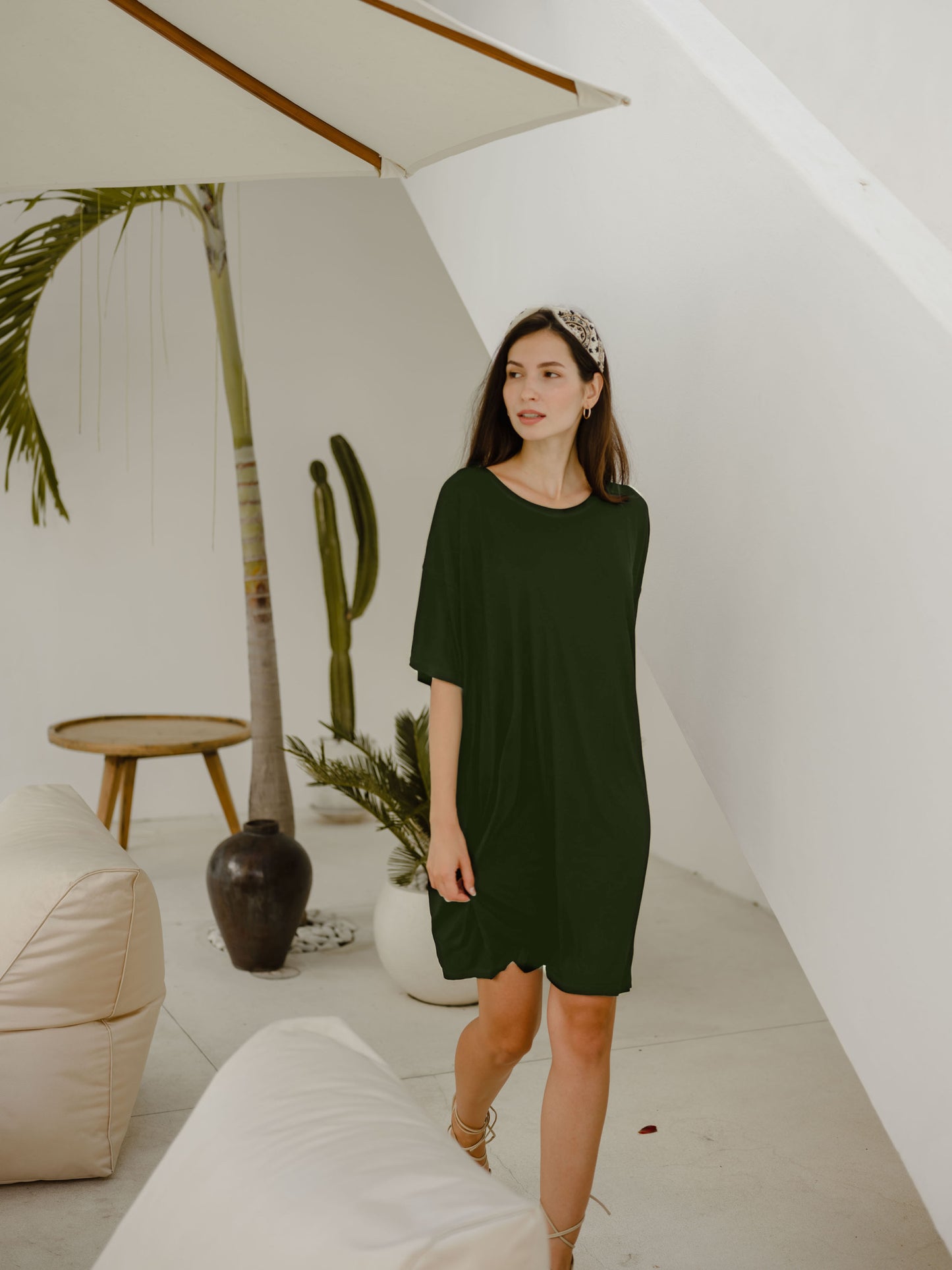 Tyra Oversized Bamboo T-Shirt Dress