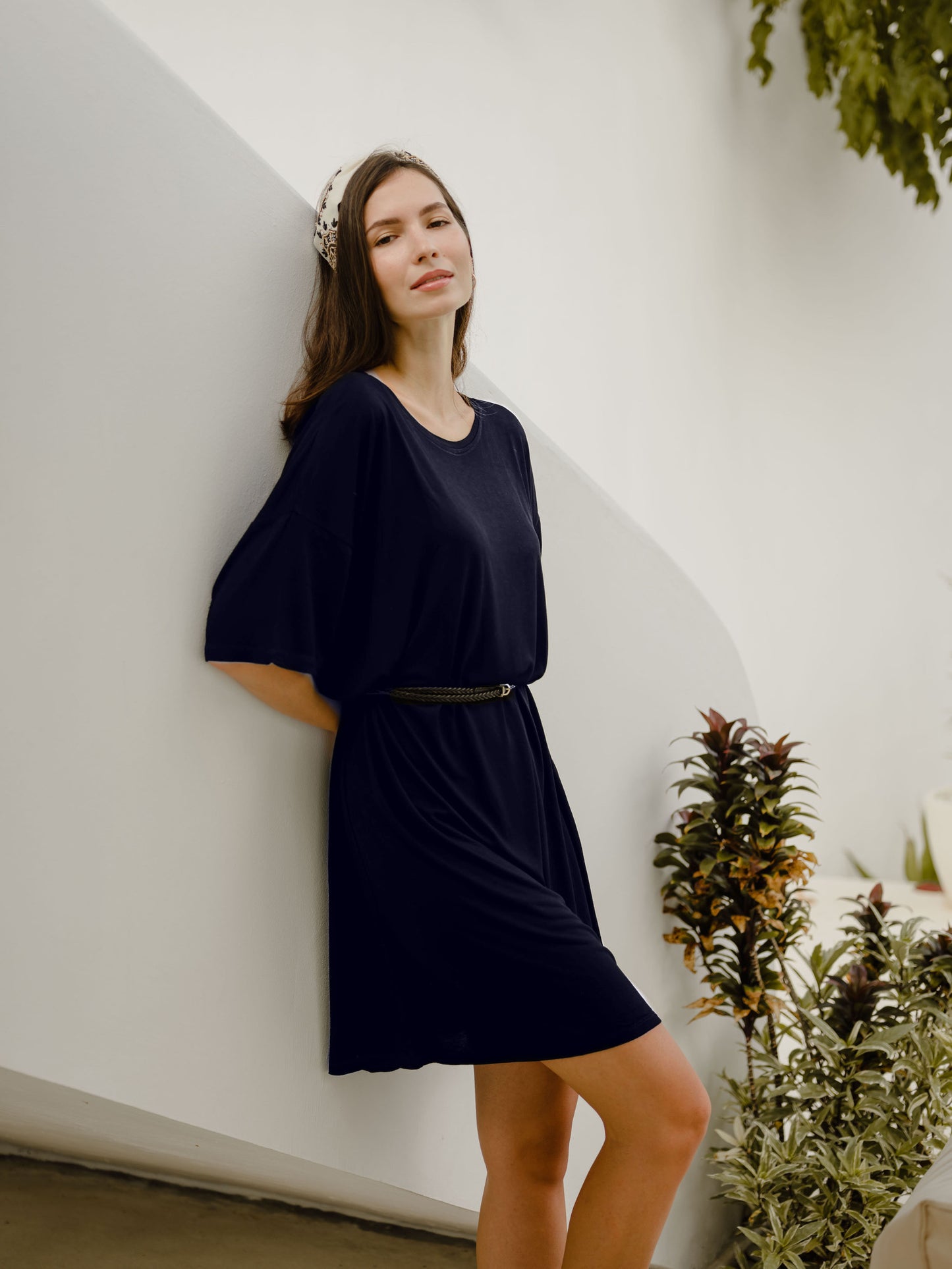 Tyra Oversized Bamboo T-Shirt Dress