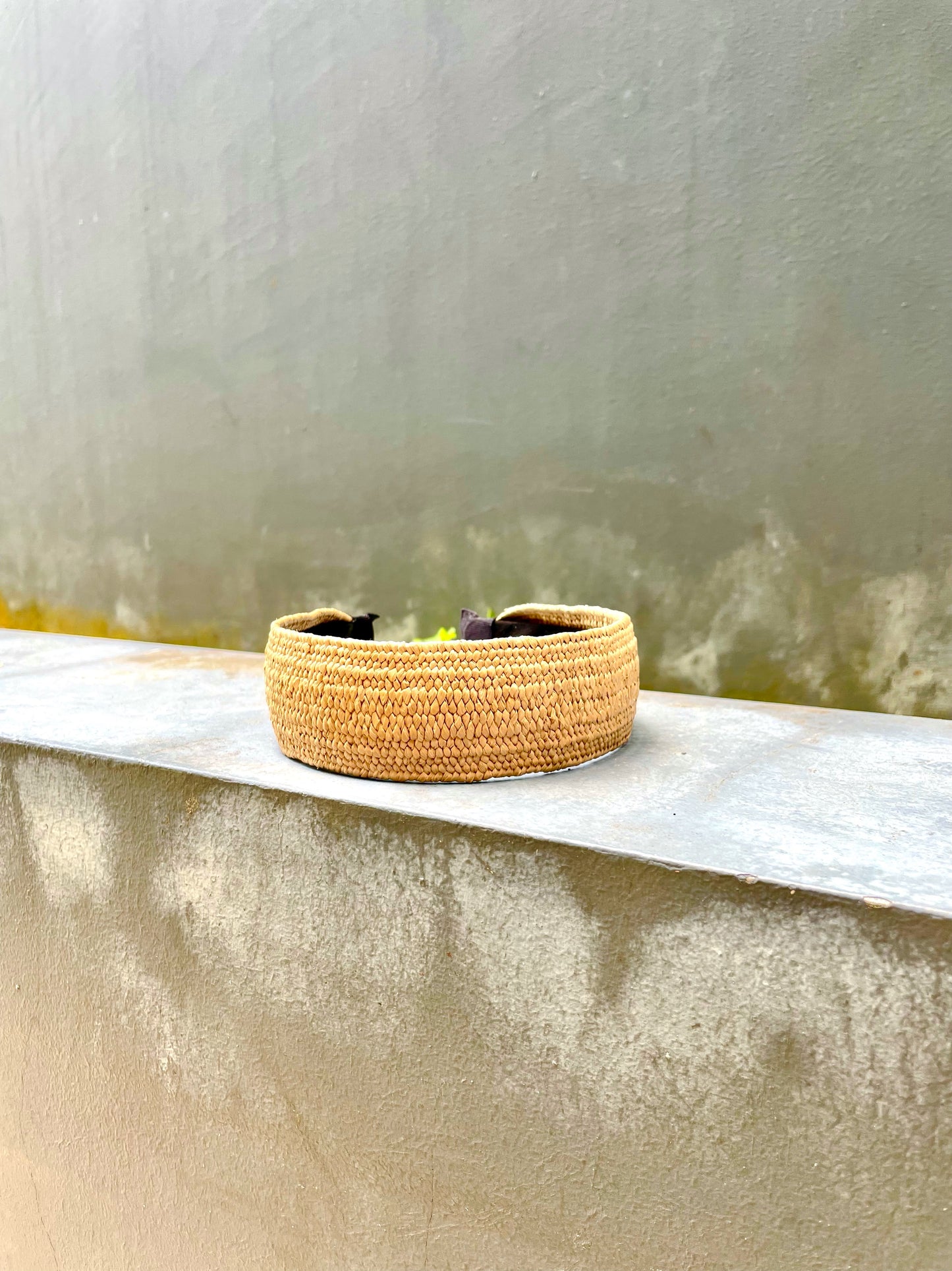 Natural Rattan Hairband (Beige) - Assorted