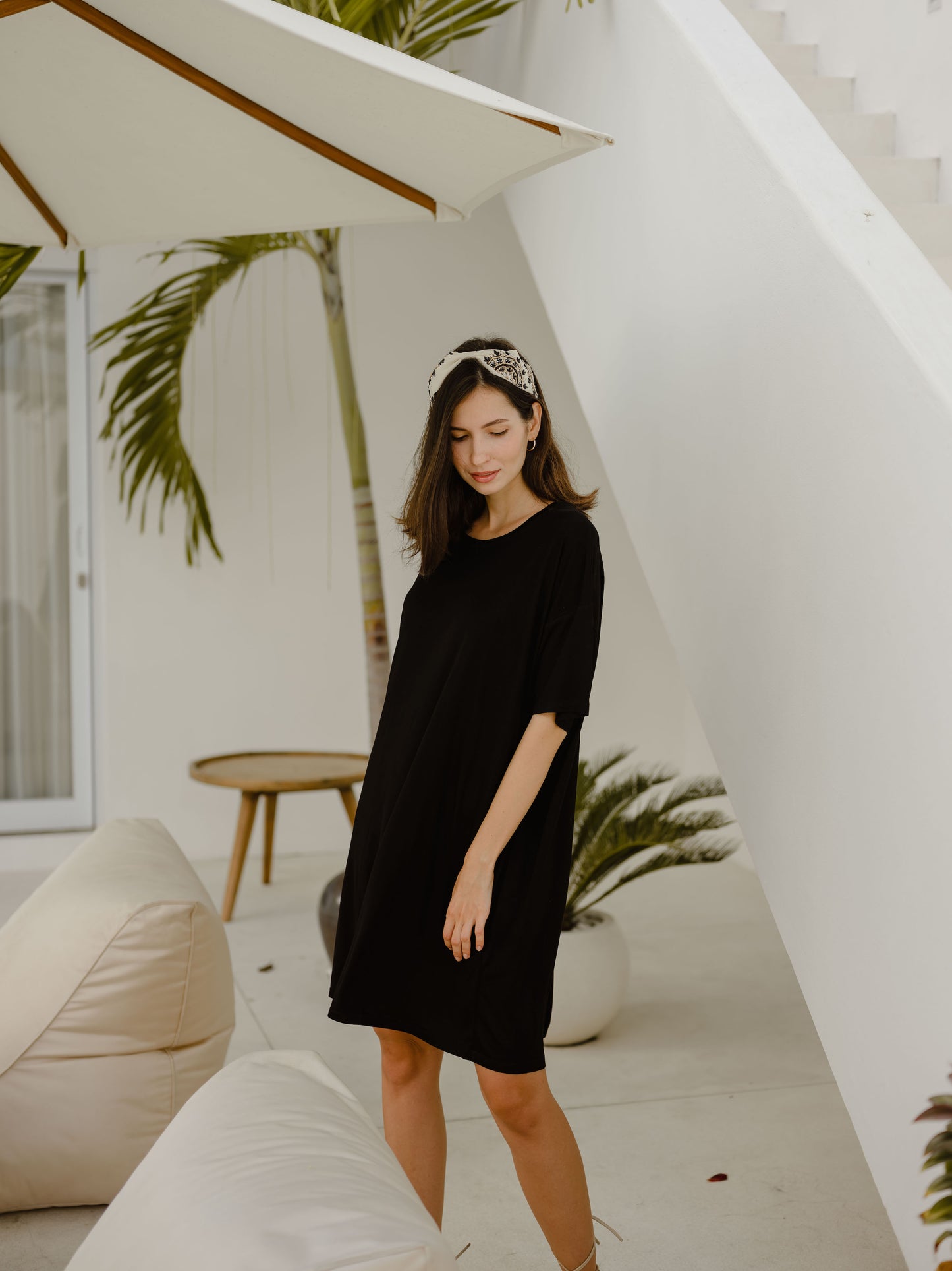 Tyra Oversized Bamboo T-Shirt Dress
