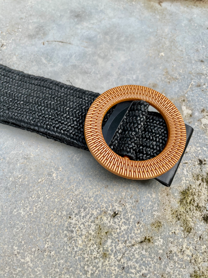 Natural Rattan Belt (Elastic) - Assorted