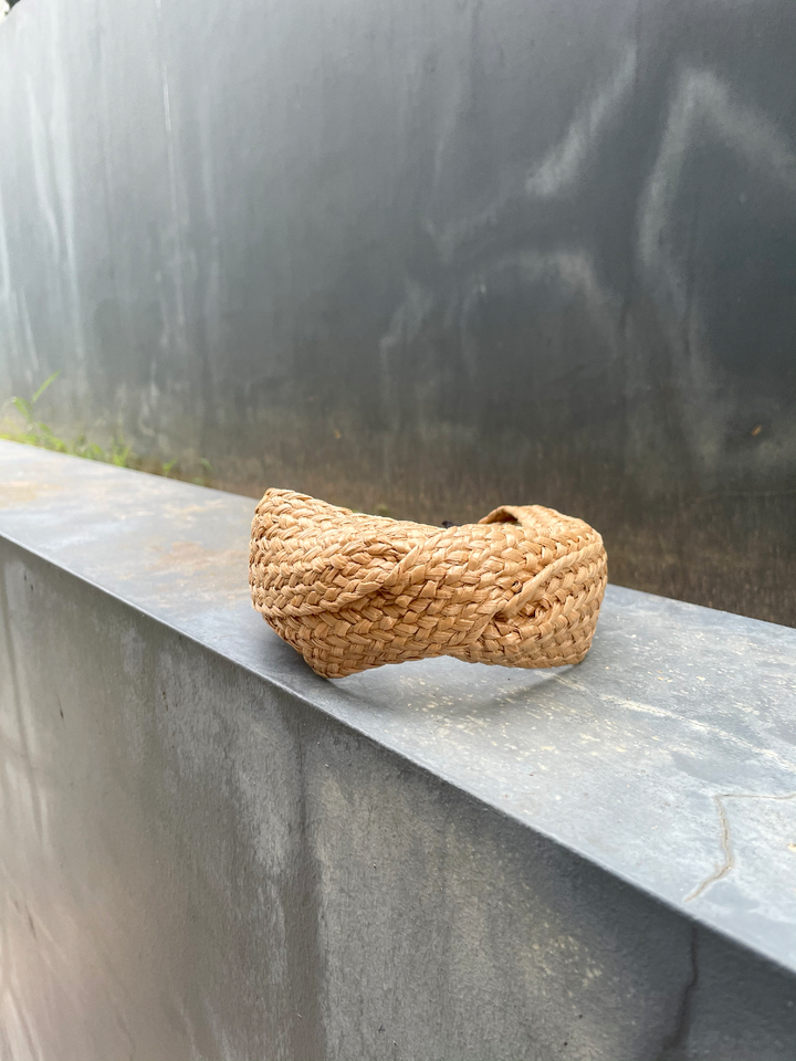 Natural Rattan Hairband (Beige) - Assorted
